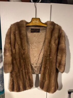 Charmante Fur Vintage Brown Mink Stole from 1960’s